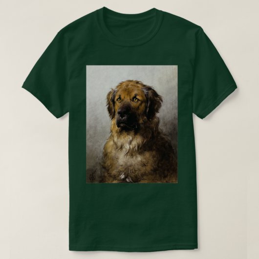 T-shirt Chef d'un chien Leonberger par Otto Eerelman (Design devant)