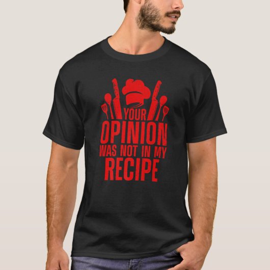 T-shirt Chef For Men Women Cooking Culinary Cook (Devant)