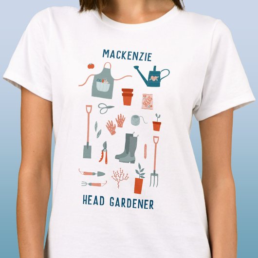 T-shirt Chef Gardener Personnalisé