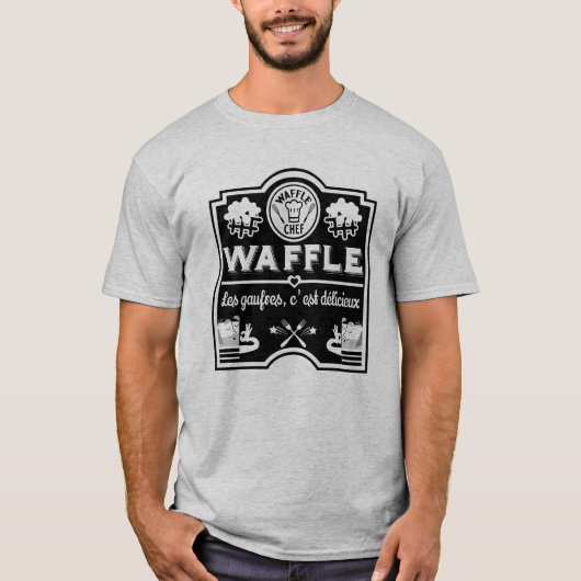 T-shirt Chef gaufre (Devant)
