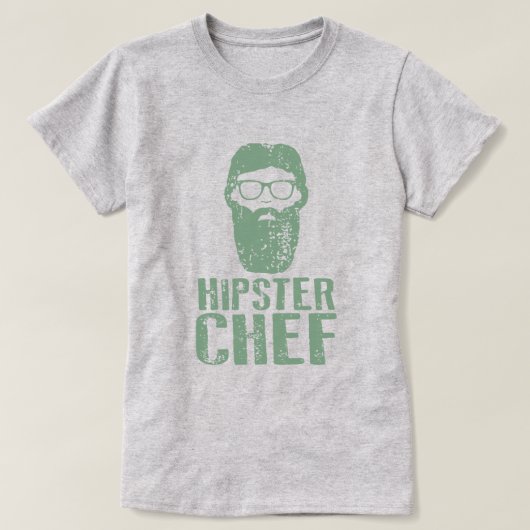 T-shirt Chef Hipster femmes (Design devant)