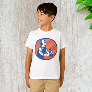 T-shirt Chef Holding Money Bag Restaurant Finance