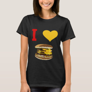 T-shirt Chef - I Love Cheeseburgers Foodie Restaurant Chef