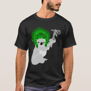 T-shirt Chef indien américain Koala Eucalyptus Bear