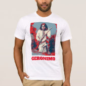 T-shirt Chef indien Geronimo Pop Art (Devant)