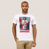 T-shirt Chef indien Geronimo Pop Art (Devant entier)