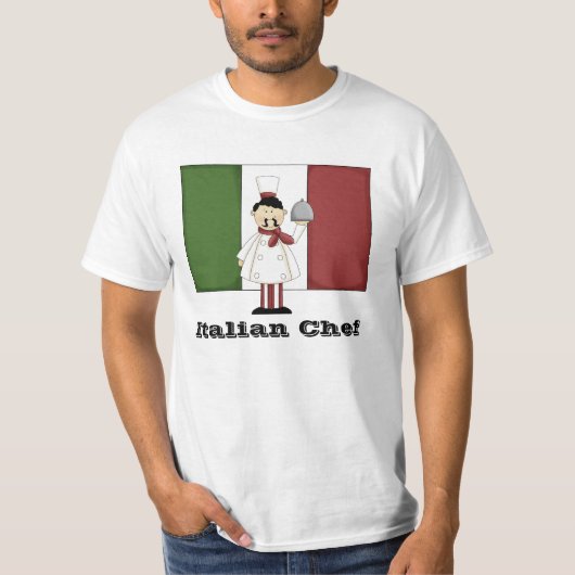 T-shirt Chef Italien #4 Chemise (Devant)
