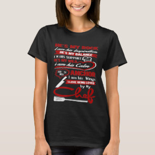 T-shirt Chef - J'Aime Être Aimé Par Mon Chef Hes Mon Rock