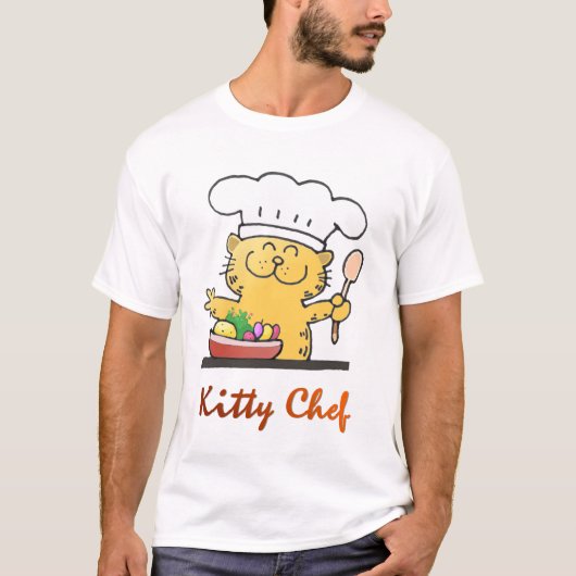 T-shirt Chef junior mignon mignon du cuisinier | de chaton (Devant)