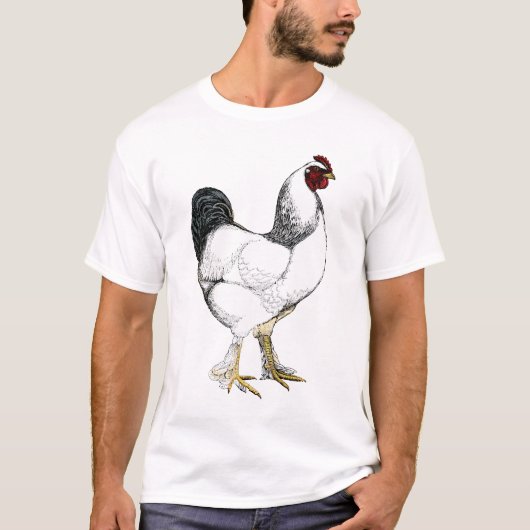 T-shirt Chef léger de poulet d'agriculteur de volaille de (Devant)