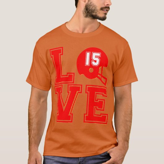 T-shirt Chef Love Kansas City Pyjamas Quarterback Patrick (Devant)