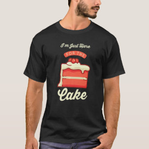 T-shirt Chef pâtissier Foodie Dessert Je suis juste ici po
