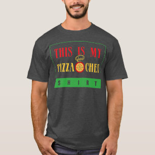 T-shirt Chef Pizza Chef Pizza Ironique Chef Hobby