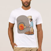 T-shirt Chef Pizza Mens (Devant)
