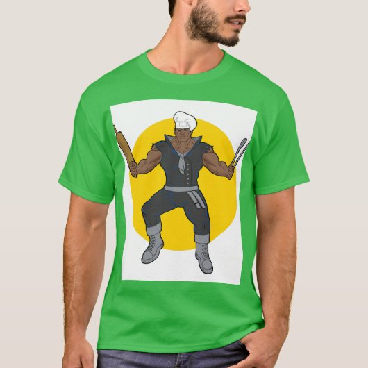 T-shirt Chef Power Man (Devant)