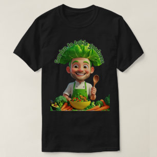 T-shirt Chef propulsé par les plantes – Cuisiner avec bien
