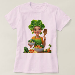 T-shirt Chef propulsé par les plantes – Cuisiner avec bien