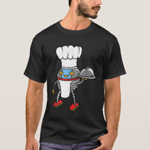 T-shirt Chef Robot Humour Cuisine graphique Thème