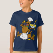 T-shirt Chef Scooby Doo Thanksgiving (Devant)