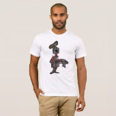 T-shirt chef superbe de crânes de bros de Rogers (Devant entier)