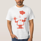 T-shirt Chef tenant un bol de soupe (Devant)