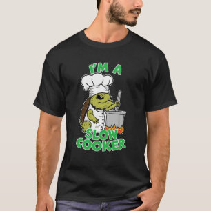 T-shirt Chef Tortue Tortue Papa Blague Je Suis Un Cuisinie