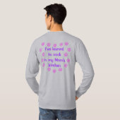 T-shirt Chef Valentine de la cuisine de maman (Dos entier)