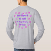 T-shirt Chef Valentine de la cuisine de maman (Dos)