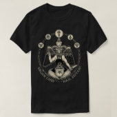 T-shirt Chef Vegan Baphomet Hail Seitan Vegan Chef (Design devant)