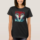 T-shirt Chef Wolf design art prédateur visage empreinte av (Devant)