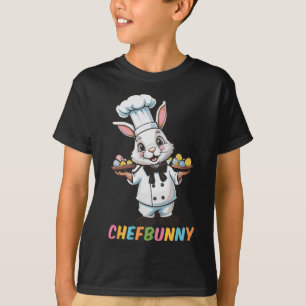 T-shirt Chefbunny Cook Lièvre Drôle Jour de Pâques Hommes