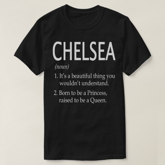 T-shirt Chelsea Nom Cadeau 83 (Design devant)