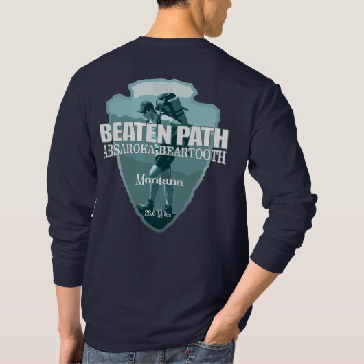 T-shirt Chemin battu (flèche T) (Dos)