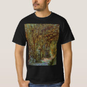T-shirt Chemin dans les Bois par Vincent van Gogh (Devant)