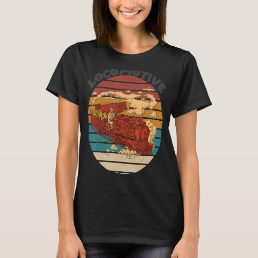 T-shirt Chemin de fer à vapeur (Devant)