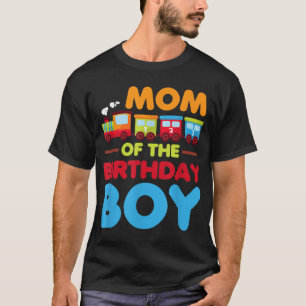 T-shirt Chemin de fer Anniversaire Garçon Maman de l'Anniv