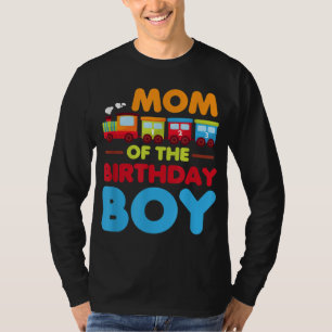 T-shirt Chemin de fer Anniversaire Garçon Maman de l'Anniv