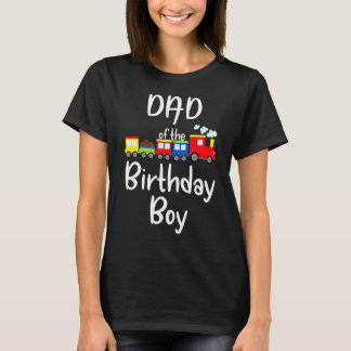 T-shirt Chemin De Fer Anniversaire Garçon Papa De L'Annive