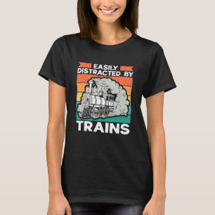 T-shirt Chemin de fer Collector Railroad Facilement Distra