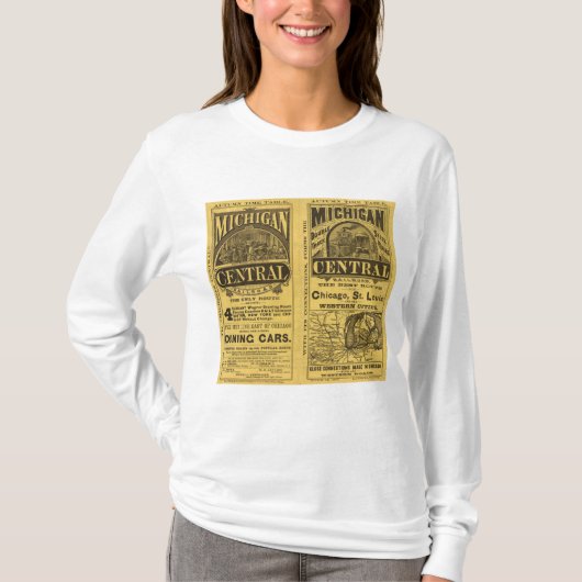 T-shirt Chemin de fer de central du Michigan (Devant)