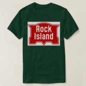 T-shirt Chemin de fer de Rock Island (Design devant)