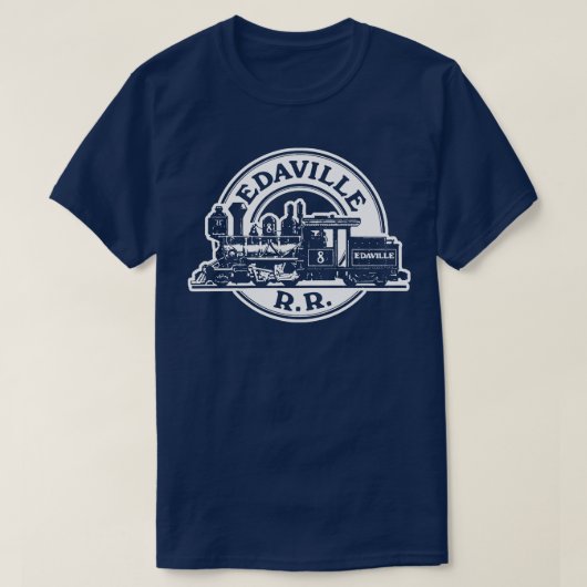 T-shirt Chemin de fer Edaville Dark (Design devant)