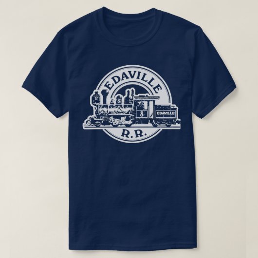 T-shirt Chemin de fer Edaville Dark 1 (Design devant)