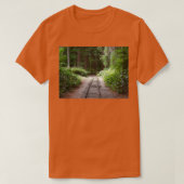 T-shirt Chemin de fer Forêt plus légère (Design devant)