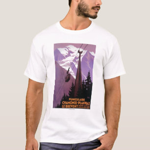 T-shirt Chemin de fer funiculaire à Brevent Mt.
