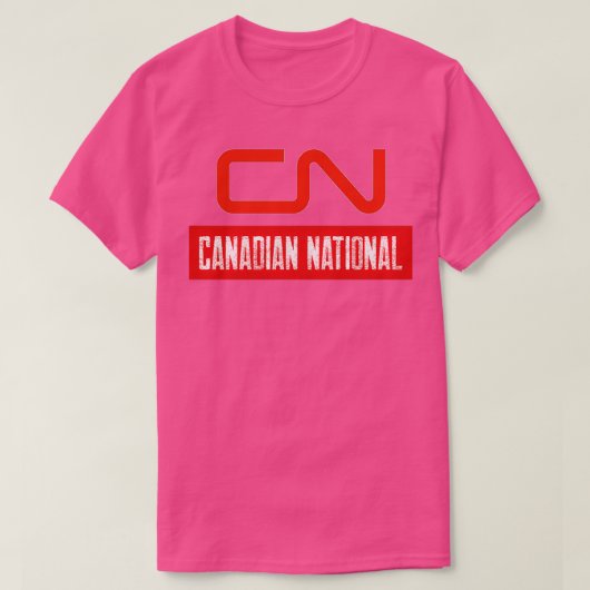 T-shirt Chemin de fer national canadien (Design devant)