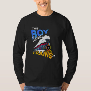 T-shirt Chemin de fer pour locomotives pour enfants - Ce g