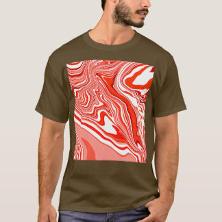 T-shirt Chemin de fer rouge