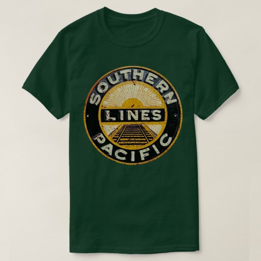 T-shirt Chemin de fer Southern Pacific Lines (Design devant)