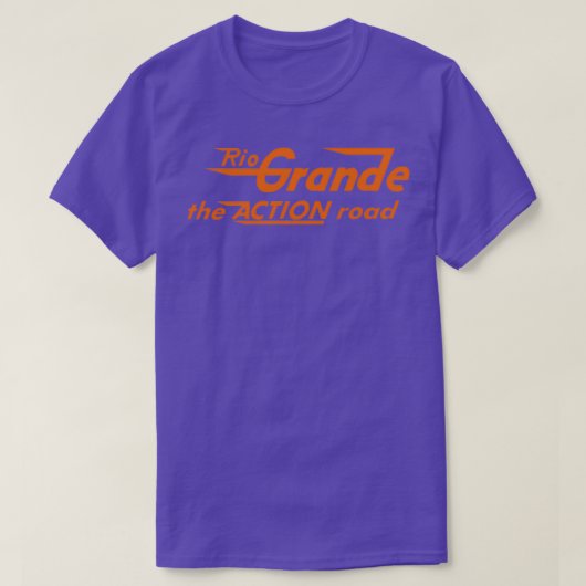T-shirt Chemin de fer vintage Rio Grande (Design devant)